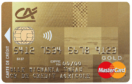 Mastercard Gold du Crédit Agricole