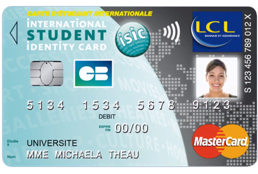 Carte LCL ISIC MasterCard