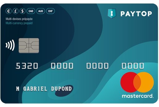 Mastercard Paytop : une carte prépayée multi-devises