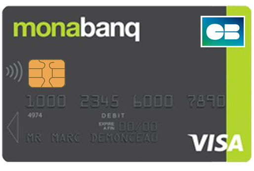 Carte Visa Monabanq Classic et Premier sans condition de revenus