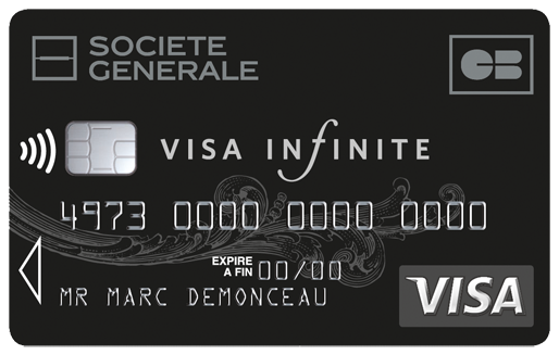 Visa Infinite de la Société Générale